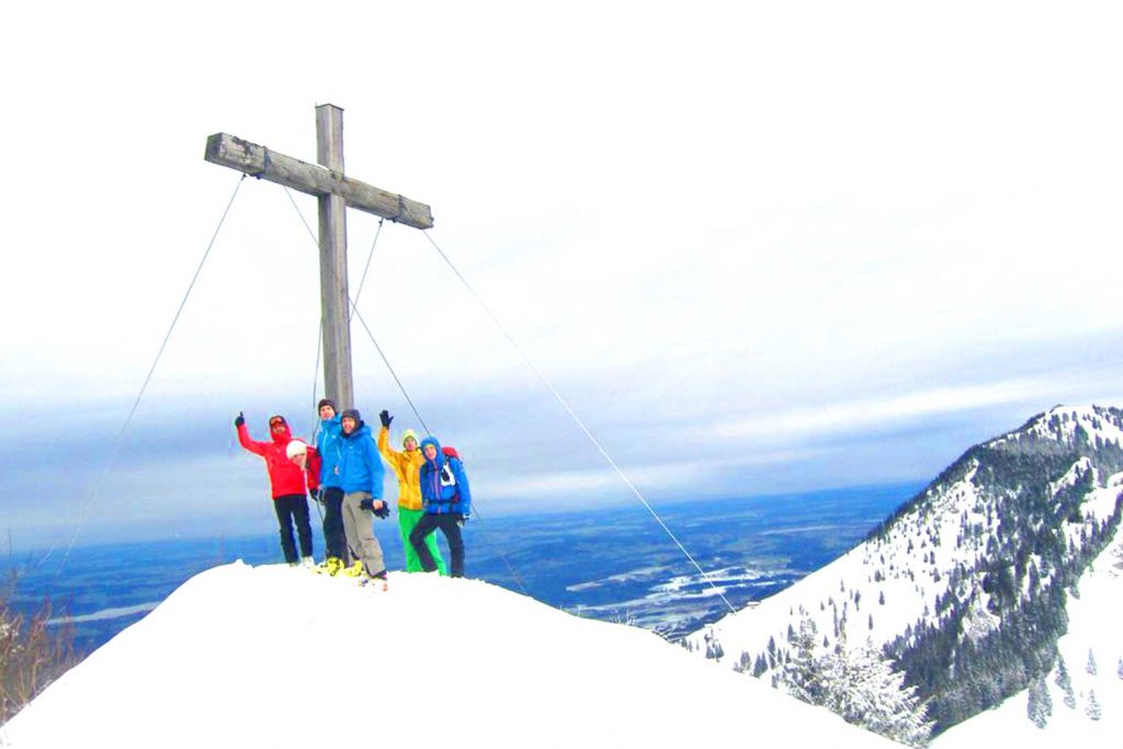 Alpine-Erlebnistage-Winter---Skitour-Feichteck-Gipfel