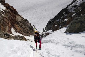 Haute-Route-Chamonix-Zermatt---Abseilstelle-Col-du-Chardonet