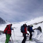 Skiroute-Hoch-Tirol---Am-Ersten-Keesboden-mit-Blick-zum-Rainerhorn