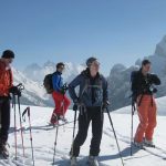 Skitouren-im-Lesachtal---Gruppe-beim-Aufstieg
