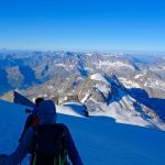 4000er-im-Wallis-Monte-Rosa---Abstieg-vom-Gran-Paradiso-Blick-Richtung-Süden