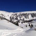Schneeschuhtour-Jägerkamp---Blick-zum-Gipfel
