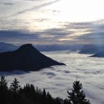 Wanderung Edelraut Runde - Blick auf´s Wolkenmeer