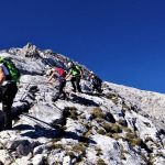 Alpspitz-Klettersteig---Nordwand-Ferrata---Abstieg-Ostschulter