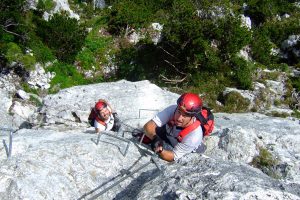 Pidinger-Klettersteig----Gipfelwand