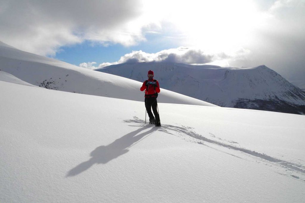 Skitouren-Norwegen-Lyngenalps---Beim-Fotoshooting