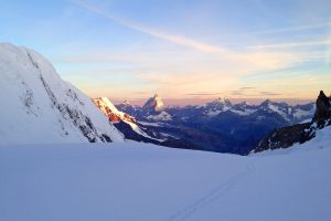Spaghetti-Runde---Am-Grenzgletscher-mit-Blick-zum-Matterhorn
