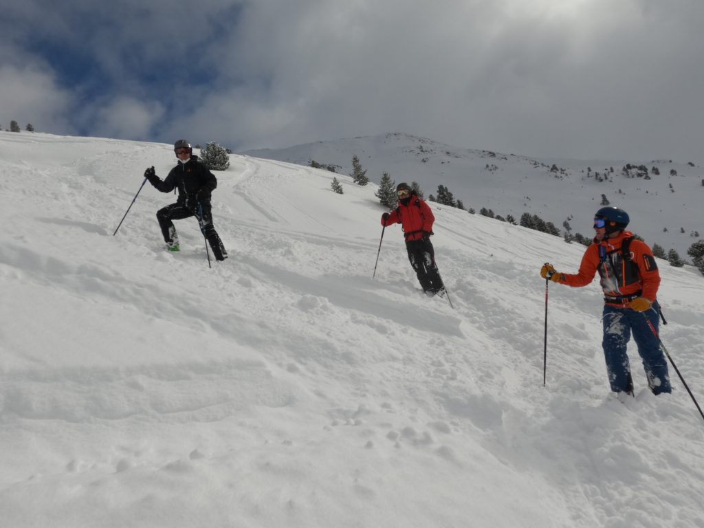 Skitourenkurs im Sellrain - Kühtai - Aufstiegstechnik