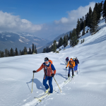 Skitourenkurs im Sellrain - Kühtai - Im Aufstieg mit Bergführer
