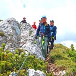 5-Gipfel-Klettersteig-im-Rofan---Am-oberen-Rücken