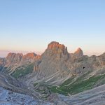 Klettersteige-und-Wandern-im-Rosengarten---Blick-in-den-Rosengarten