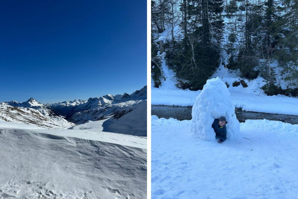 Skitouren im Kleinwalsertal - Aussicht und Einsicht